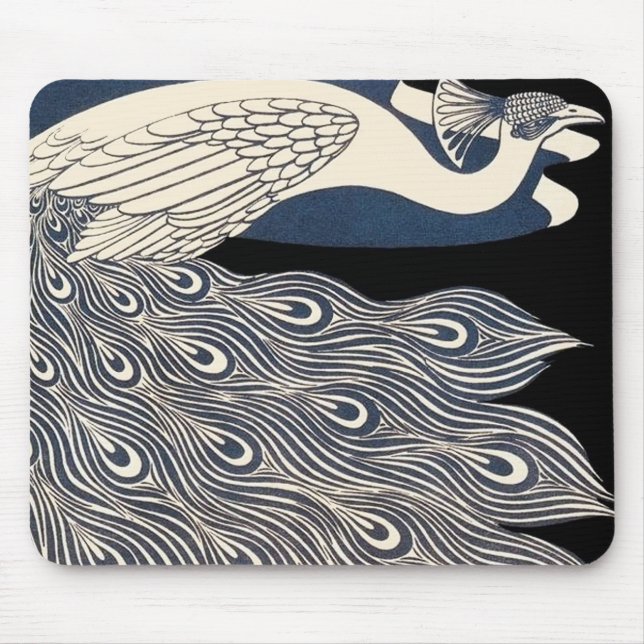 vintage: Blåfågel Musmatta (Framsidan)