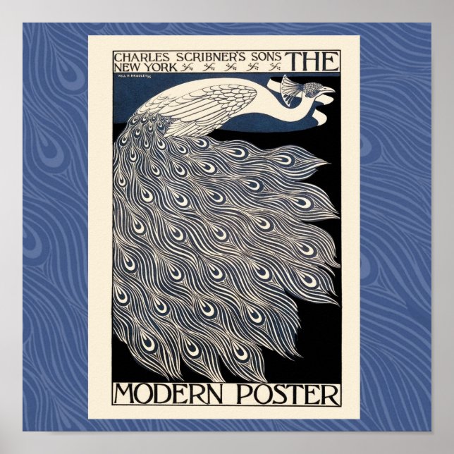 vintage: Blåfågel Poster (Framsidan)