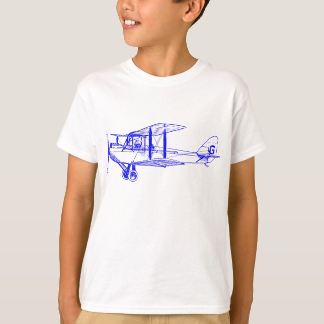 Vintage - Blått Tee (Framsida)