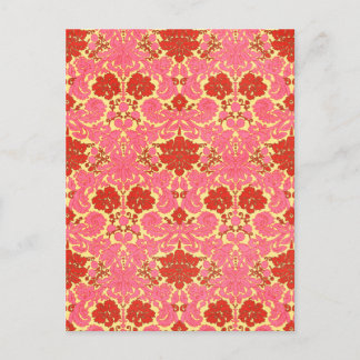 Vintage blomma vykort