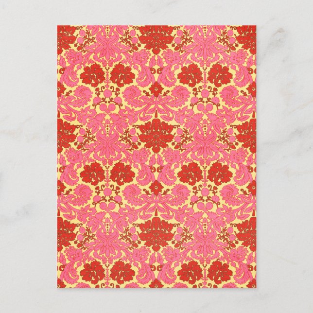 Vintage blomma vykort (Framsida)