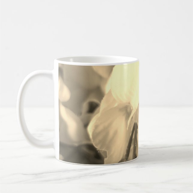vintage-blomman mugg (Vänster)