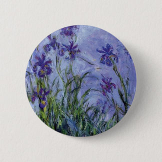 vintage blommar lilac-irises-1917 monet. knapp