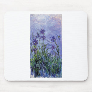 vintage blommar lilac-irises-1917 monet. musmatta