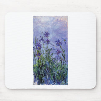 vintage blommar lilac-irises-1917 monet. musmatta