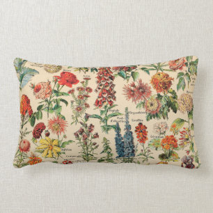 Vintage blommar vid Adolphe Millot Lumbarkudde