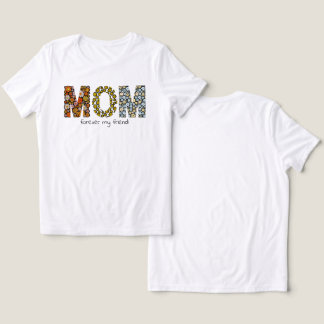 Vintage Blommig MAMMA För Evigt Min Vän Estetisk T Shirt