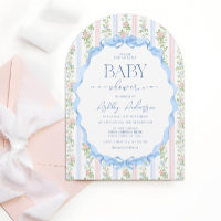 Vintage Blommigt Babykläder Rosa och blå Blommigt