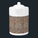 Vintage Blommigt Bird William Morris Dove och Ro<br><div class="desc">Denna utformning inspireras av "Dove och Ro", ett mönster som skapades av William Morris mellan 1879 och 1880. William Morris (1834-1896) var en engelsk textildesigner, poet novelist, översättare och social-aktivist och bidrog i hög grad till återupplivandet av traditionell brittisk textilkonst och produktionsmetoder. En stor del av hans arbete återfinns på...</div>