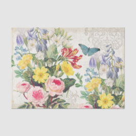 Vintage Blommigt Botaniskt frågepapper