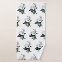 Vintage Blommigt Calla Lily Elegant Bathroom Decor