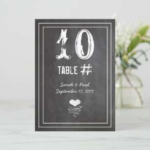 Vintage Blommigt Damask Wedding Bord No. Inbjudningar