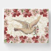 Vintage Blommigt Dove