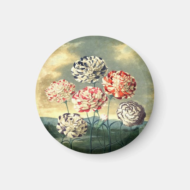 Vintage Blommigt Magnet (Framsidan)