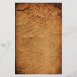 Vintage Blommigt, mall Brevpapper