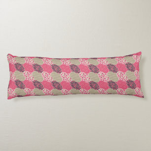 Vintage Blommigt Marockos Rosa vid Mönster Kroppskudde