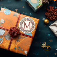 Vintage Blommigt Monogram utandning