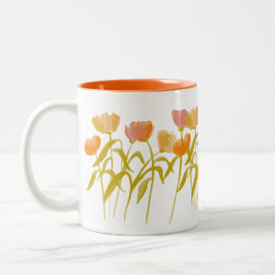 Vintage Blommigt Mugg