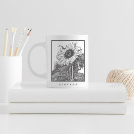 Vintage Blommigt Mugg