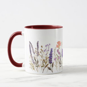 Vintage Blommigt Mugg