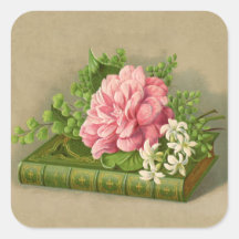 Vintage Blommigt Peony Classy Bok Elegant