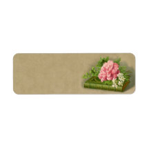 Vintage Blommigt Peony Classy Bok Elegant