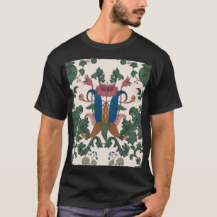 Vintage blommigt renaissance tapet. t shirt