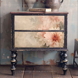 Vintage Blommigt Rustik Ephemeral Decoupage