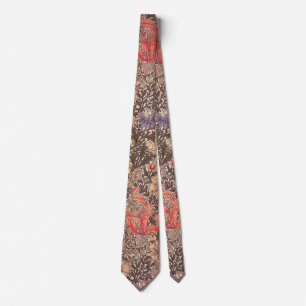 Vintage - Blommigt Skriv ut Slips