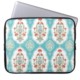 Vintage blommigt sömlös mönster i orientaliskt sti laptop fodral