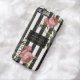 Vintage Blommigt stripe Personlig iphone case Case-Mate iPhone Skal (In Situ)
