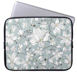 Vintage blommigt struktur mönster. Sömlös mönster Laptop Fodral