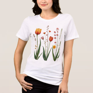 Vintage Blommigt T-Shirt - Botanical WildblomDesi