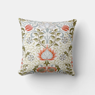 Vintage Blommigt Tapet av William Morris (1879) Kudde