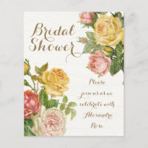 Vintage Blommigt Whitewash Vår Möhippa