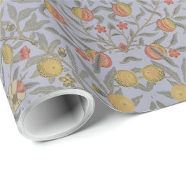Vintage Blommigt William Morris Fruit Wrapping Pap Presentpapper