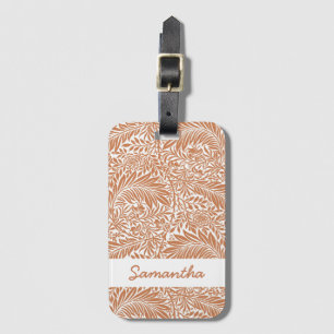 Vintage Blommönster Art nouveau William Morris Bagagebricka