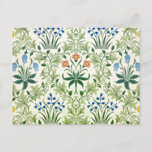 Vintage Blommönster Bra William Morris Vykort