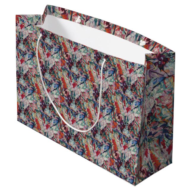 Vintage Blommönster Gladiolus (Baksidan Vinklad)