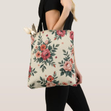 Vintage blommönster med klassisk elegans