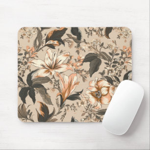 Vintage Blommönster Mousepad Musmatta