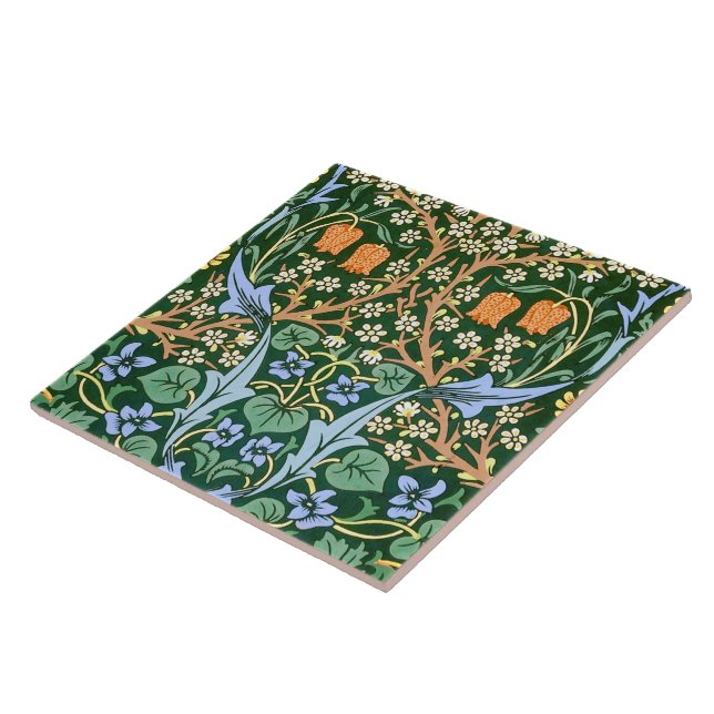Vintage Blommönster William Morris Kakelplatta (Sidan)