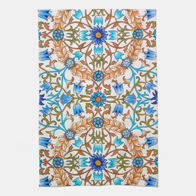 Vintage Blommönster, William Morris Kökshandduk (Vertikal)