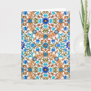 Vintage Blommönster, William Morris Kort