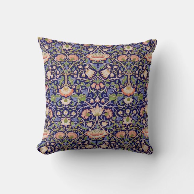 Vintage Blommönster, William Morris Kudde (Framsida)