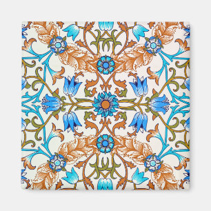 Vintage Blommönster, William Morris Magnet