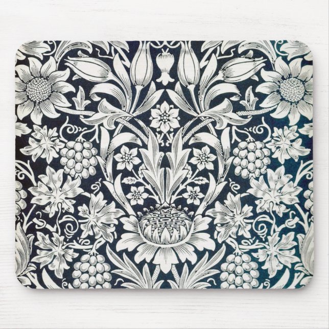 Vintage Blommönster, William Morris Musmatta (Framsidan)