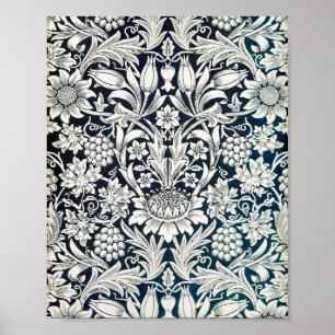 Vintage Blommönster, William Morris Poster
