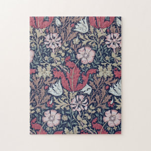 Vintage Blommönster, William Morris Pussel