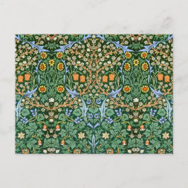 Vintage Blommönster William Morris Vykort